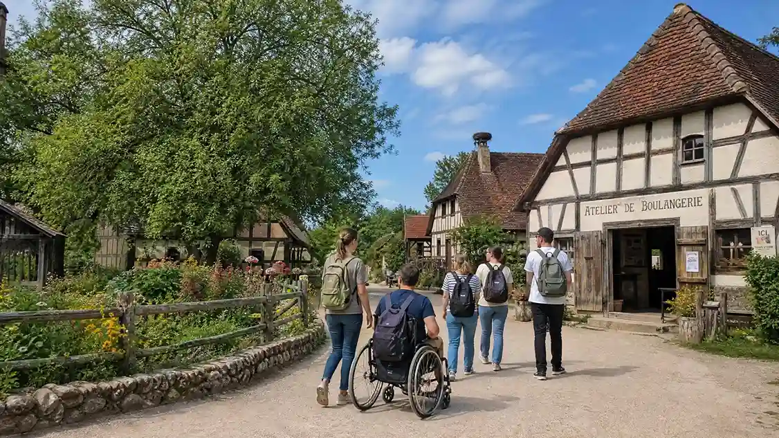 accessible Alsace open-air museum