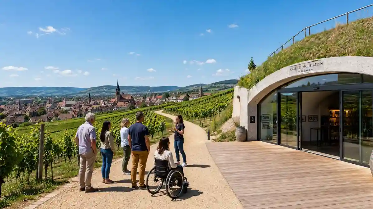 accessible Alsace wine route