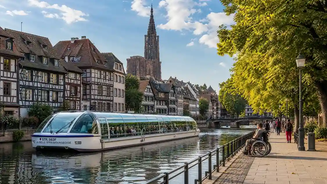 accessible Strasbourg river cruise